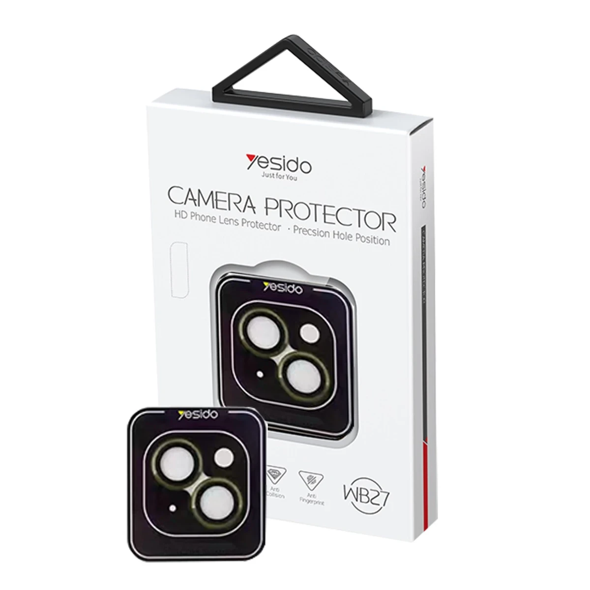 Yesido Apple iPhone 15 WB27 Metal Kamera Lens - Gold