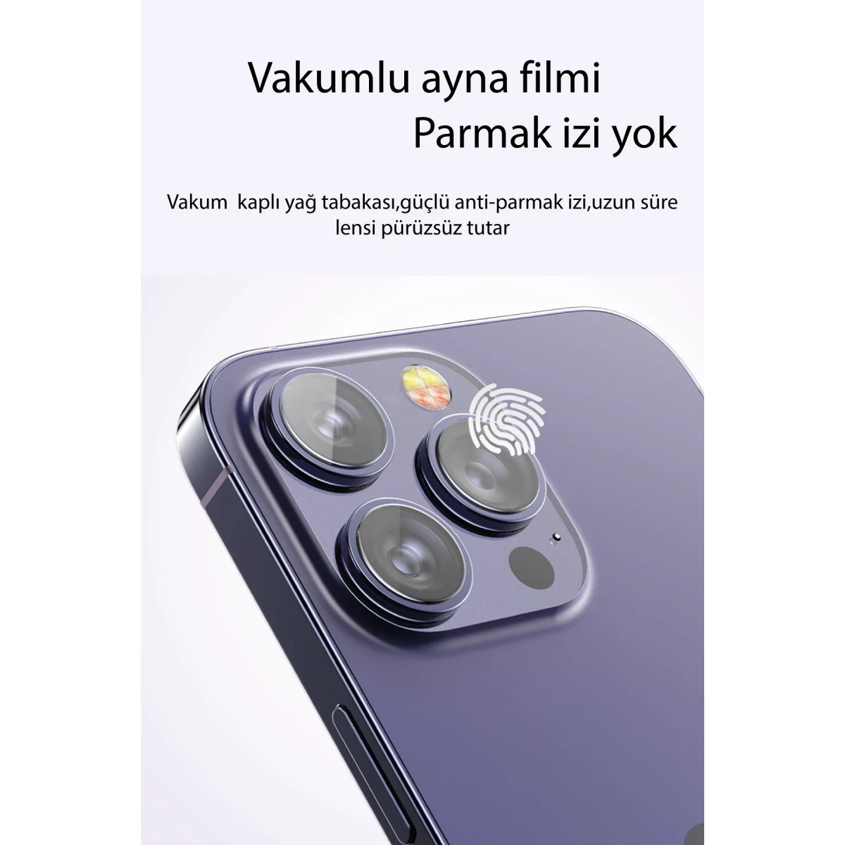 Yesido Apple iPhone 15 WB27 Metal Kamera Lens - Gold