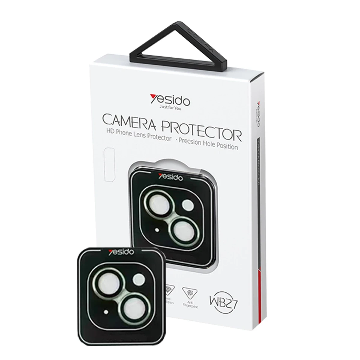 Yesido Apple iPhone 15 WB27 Metal Kamera Lens - Yeşil