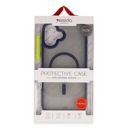 Yesido Apple iPhone 16 PC06 Tower Magsafe Kapak - Siyah