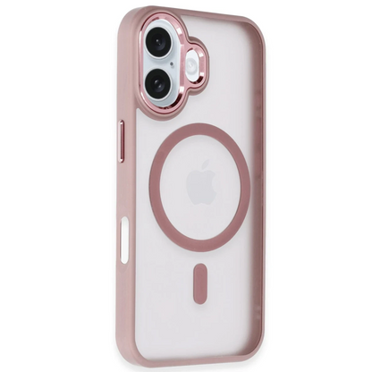 Yesido Apple iPhone 16 PC13 Tazz Magsafe Kapak - Pembe