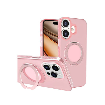 Yesido Apple iPhone 16 PC17 Roza Magsafe Standlı Kapak