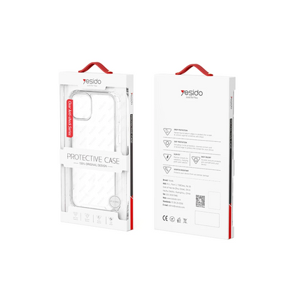 Yesido Apple iPhone 16 Plus PC01 Clear Anti-Shock Kapak - Şeffaf