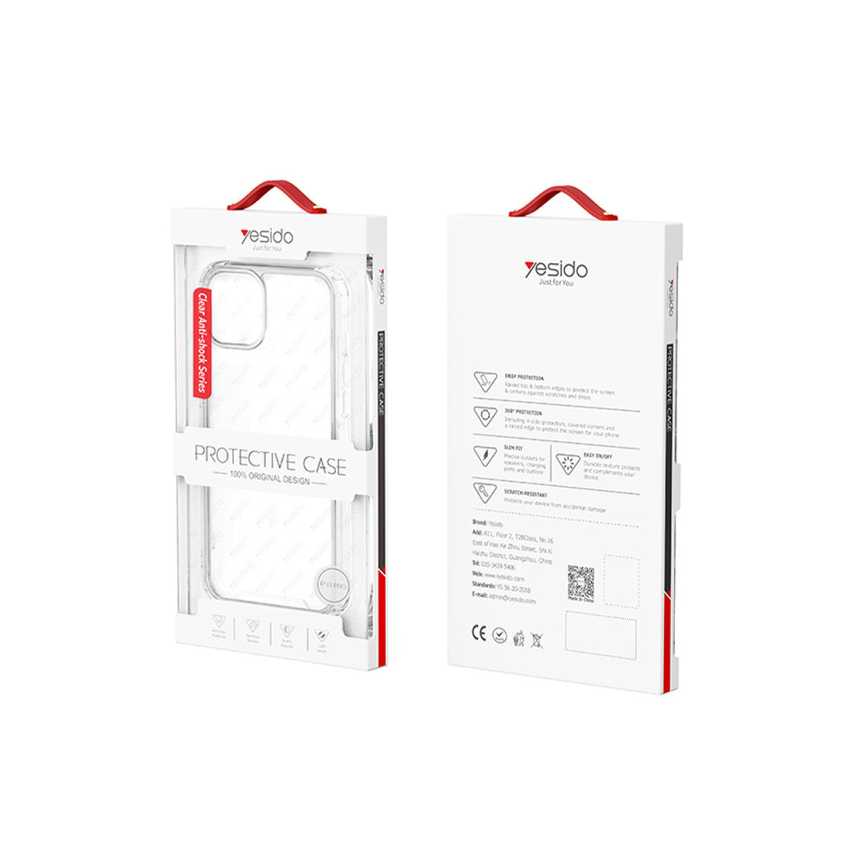 Yesido Apple iPhone 16 Plus PC01 Clear Anti-Shock Kapak