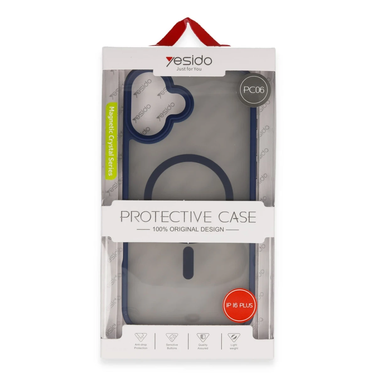 Yesido Apple iPhone 16 Plus PC06 Tower Magsafe Kapak - Siyah