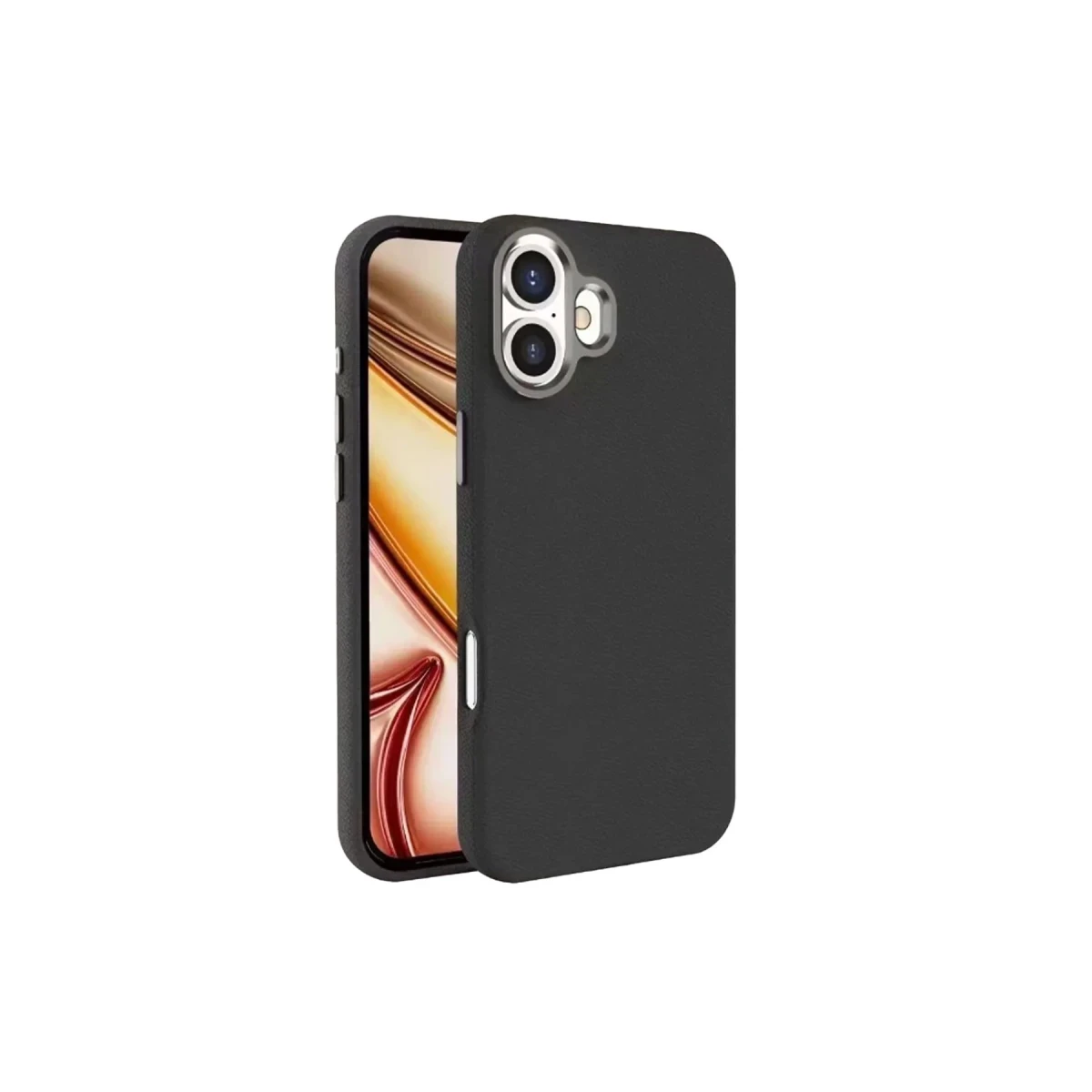 Yesido Apple iPhone 16 Plus PC09 Elegance Deri Magsafe Kapak - Siyah