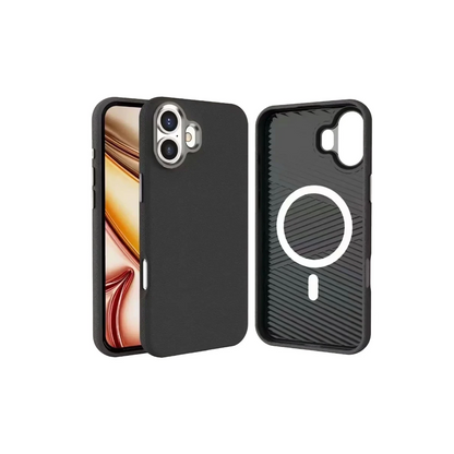Yesido Apple iPhone 16 Plus PC09 Elegance Deri Magsafe Kapak - Siyah