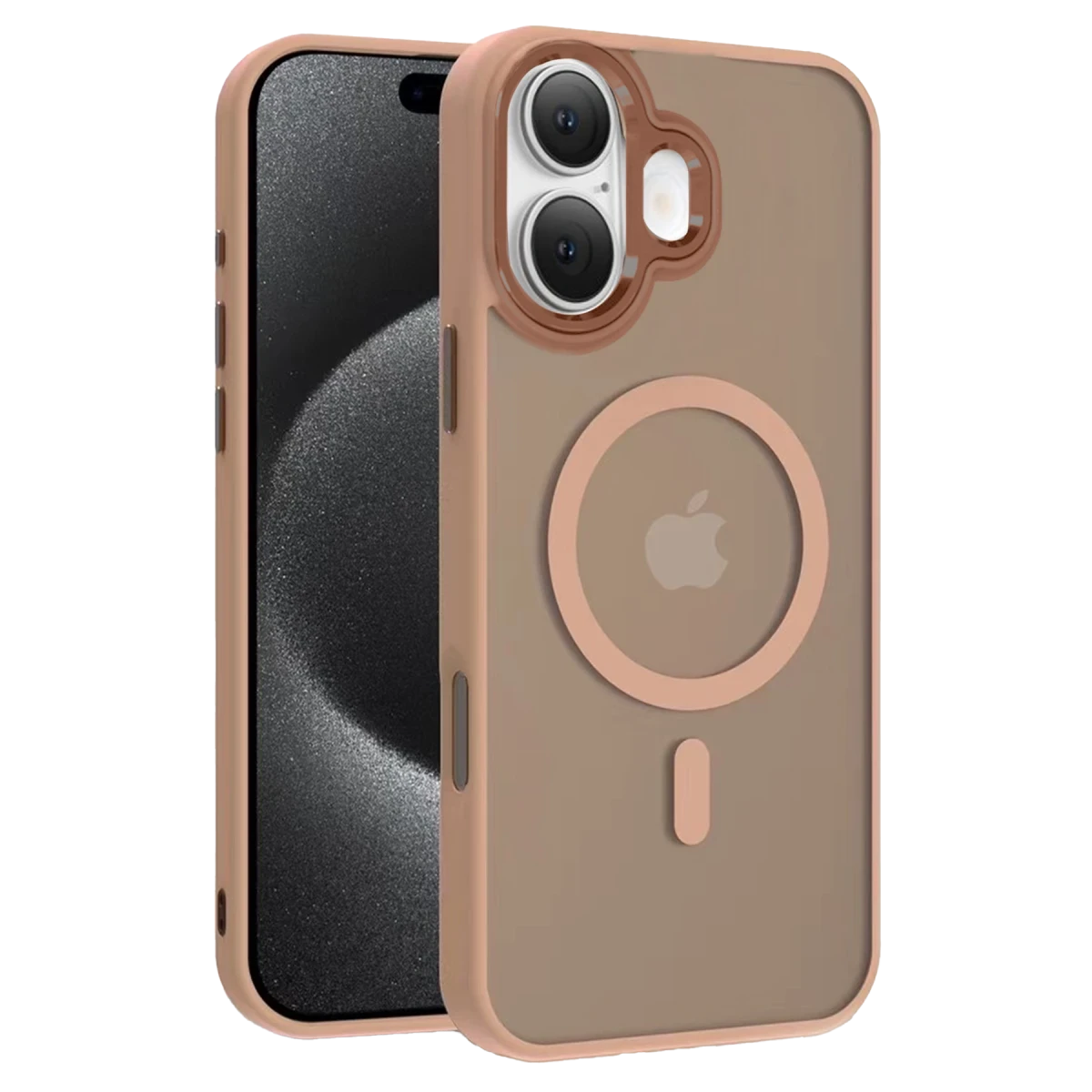 Yesido Apple iPhone 16 Plus PC13 Tazz Magsafe Kapak - Çöl Titanyum