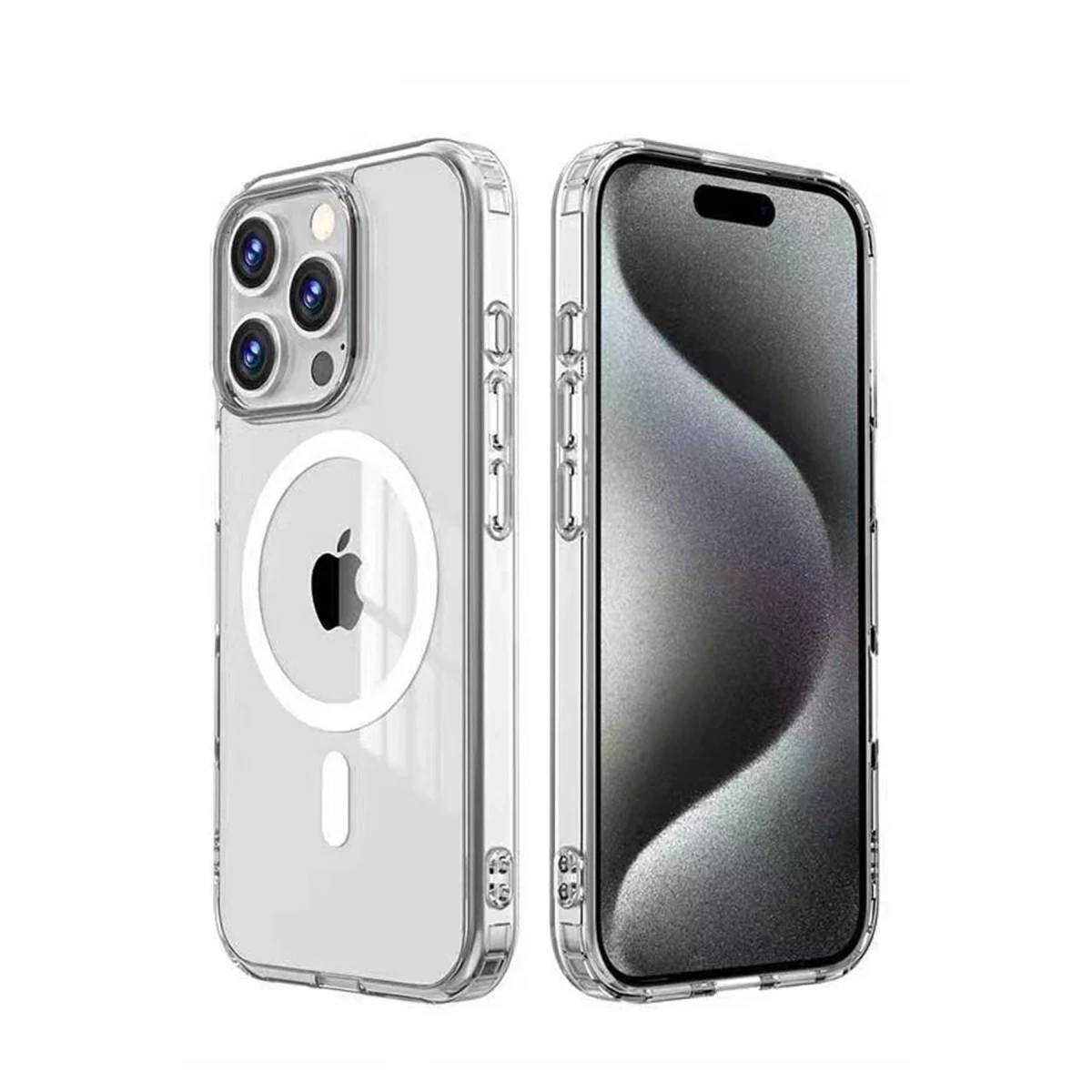 Yesido Apple iPhone 16 Pro Max PC03 Ace Şeffaf Magsafe Kapak - Şeffaf