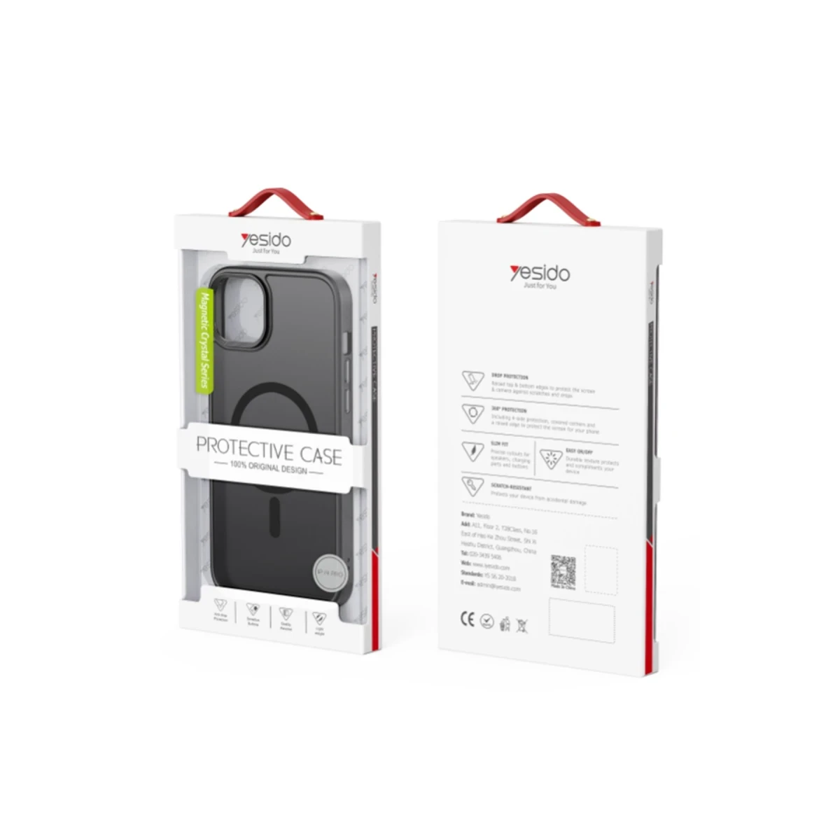 Yesido Apple iPhone 16 Pro Max PC06 Tower Magsafe Kapak - Lacivert