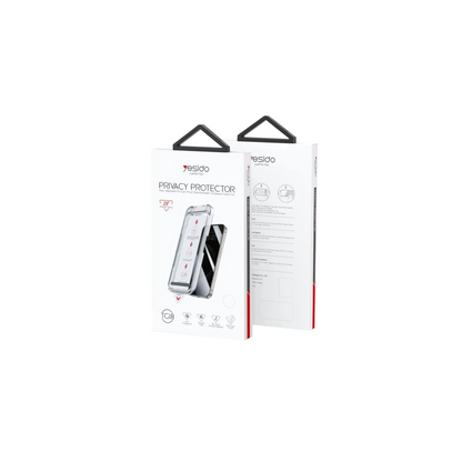 Yesido Apple iPhone 16 Pro Max TG18 AutoKit Hayalet Cam Ekran Koruyucu - Siyah