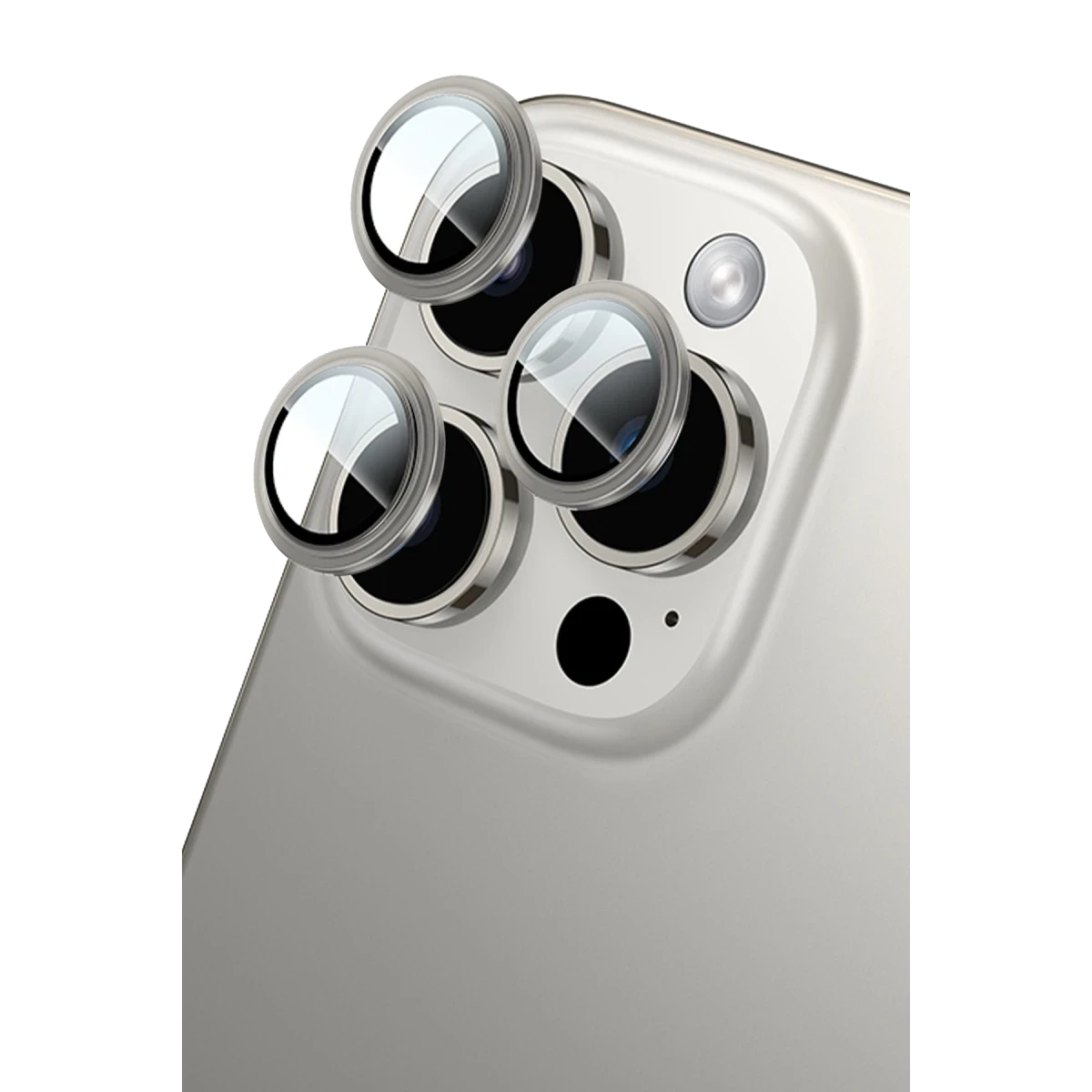 Yesido Apple iPhone 16 Pro Max WB52 Metal Kamera Lens - Gümüş