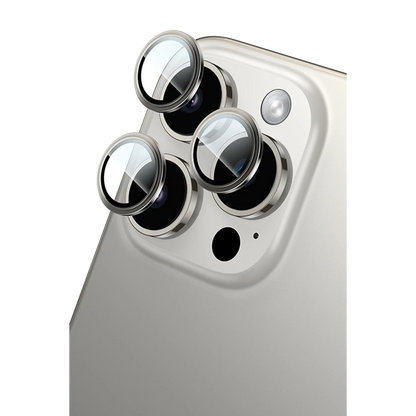 Yesido Apple iPhone 16 Pro Max WB52 Metal Kamera Lens - Natural Grey