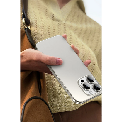 Yesido Apple iPhone 16 Pro Max WB52 Metal Kamera Lens - Natural Grey