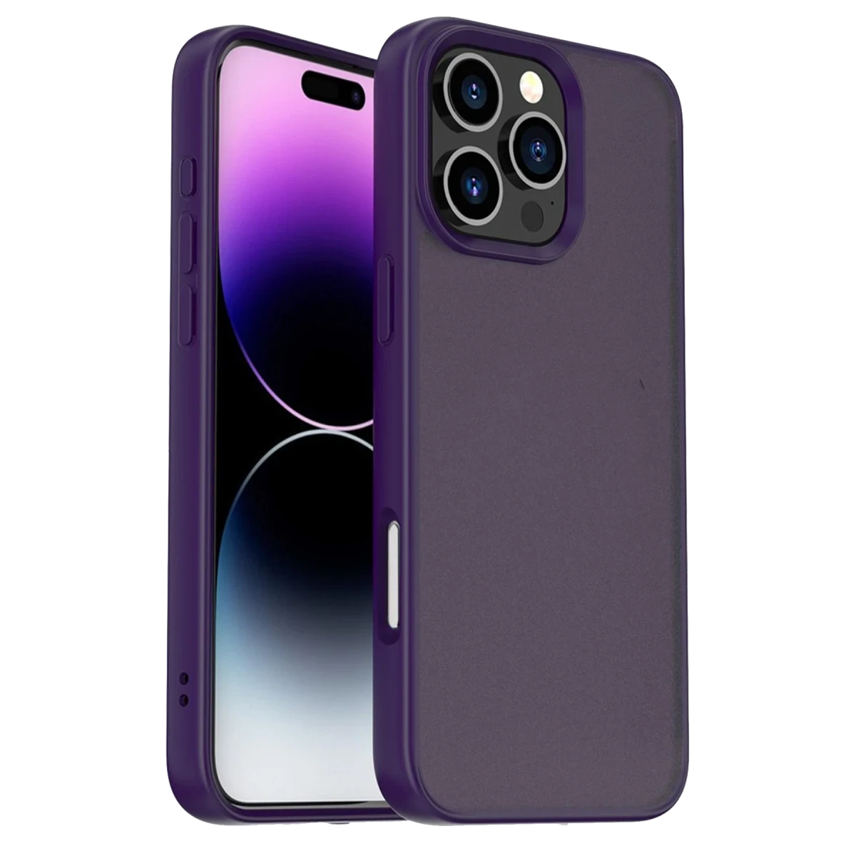 Yesido Apple iPhone 16 Pro PC05 Tower Kapak - Derin Mor
