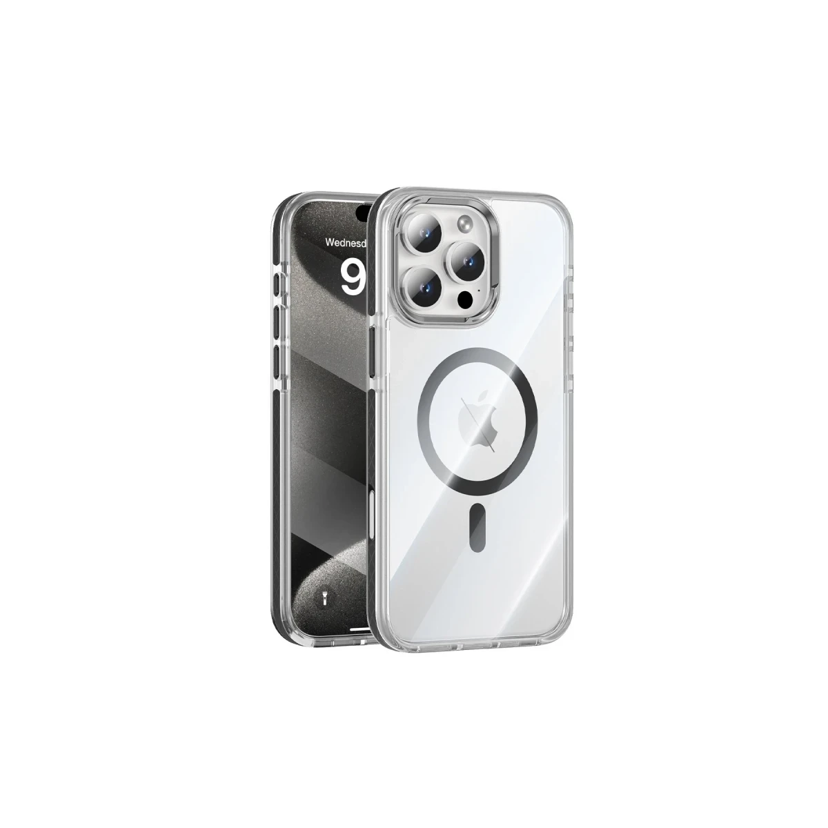 Yesido Apple iPhone 16 Pro PC08 Izzy Magsafe Kapak - Siyah
