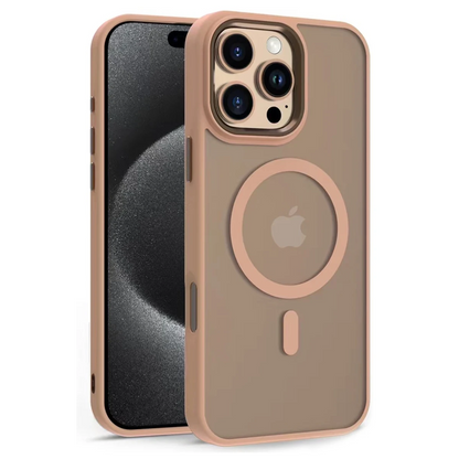 Yesido Apple iPhone 16 Pro PC13 Tazz Magsafe Kapak - Çöl Titanyum