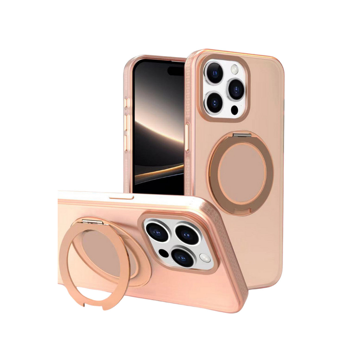 Yesido Apple iPhone 16 Pro PC17 Roza Magsafe Standlı Kapak