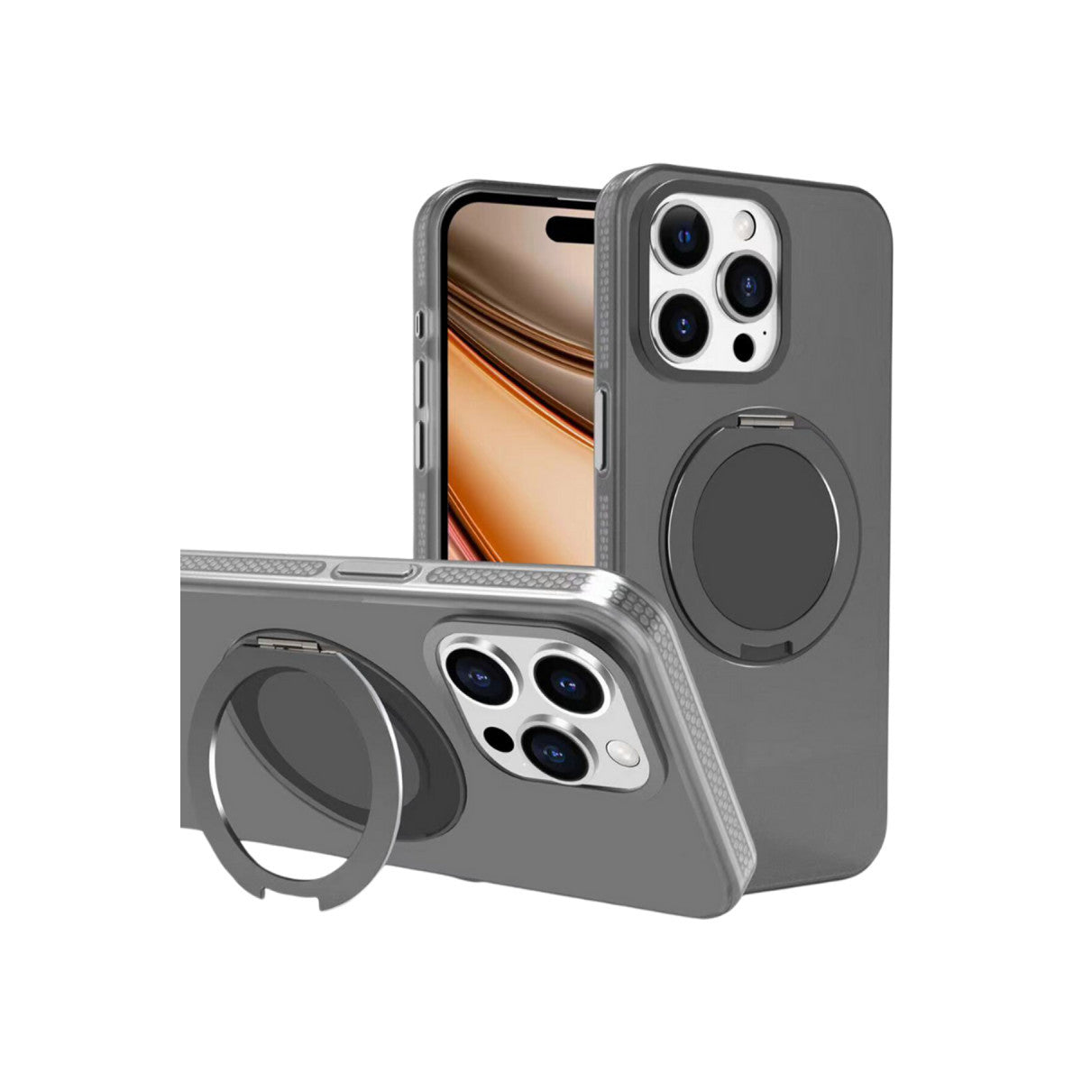 Yesido Apple iPhone 16 Pro PC17 Roza Magsafe Standlı Kapak