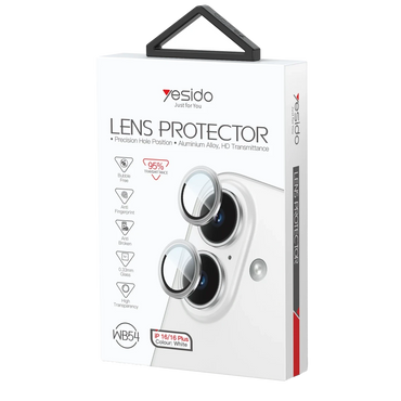 Yesido Apple iPhone 16 WB54 Metal Kamera Lens - Açık Yeşil