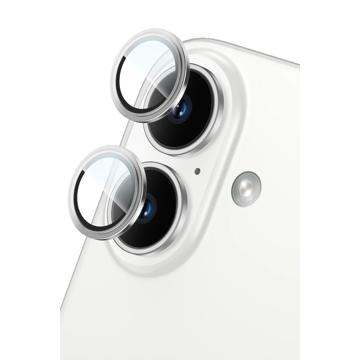 Yesido Apple iPhone 16 WB54 Metal Kamera Lens - Gümüş