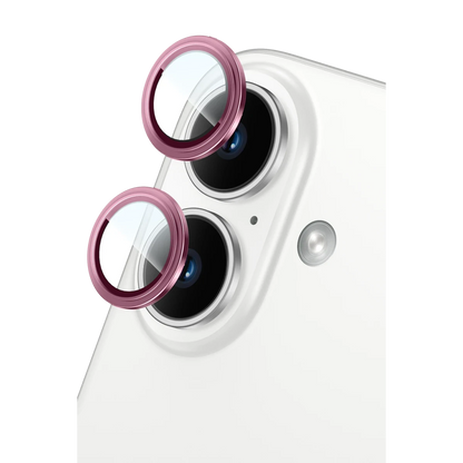 Yesido Apple iPhone 16 WB54 Metal Kamera Lens - Pembe