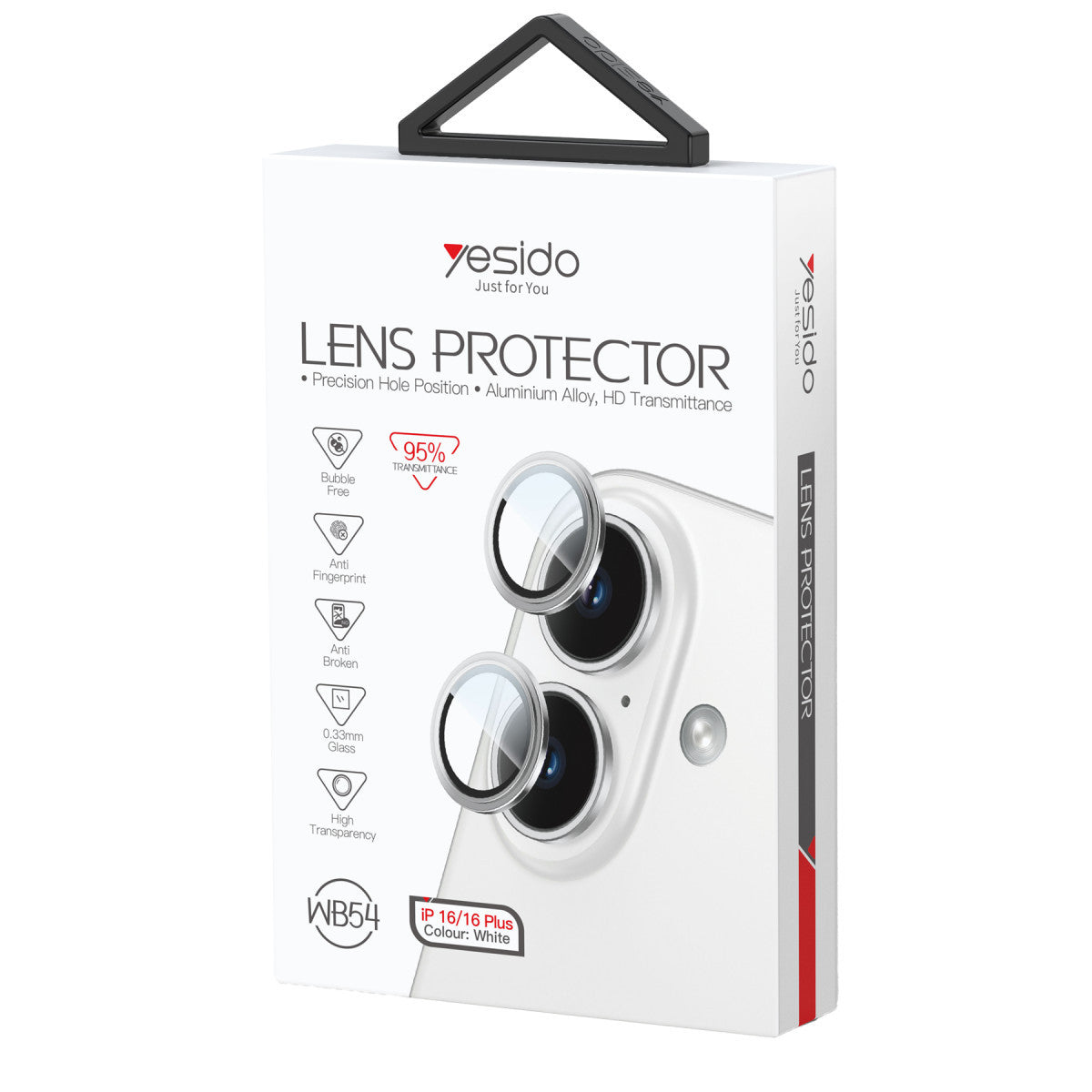 Yesido Apple iPhone 16 WB54 Metal Kamera Lens