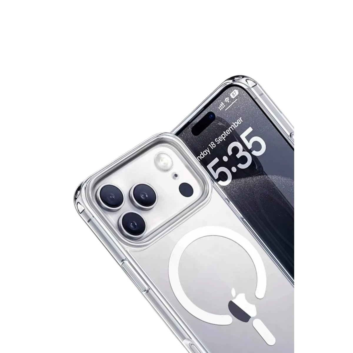 Yesido Apple iPhone 17 Pro Max PC03 Ace Şeffaf Magsafe Kapak - Şeffaf
