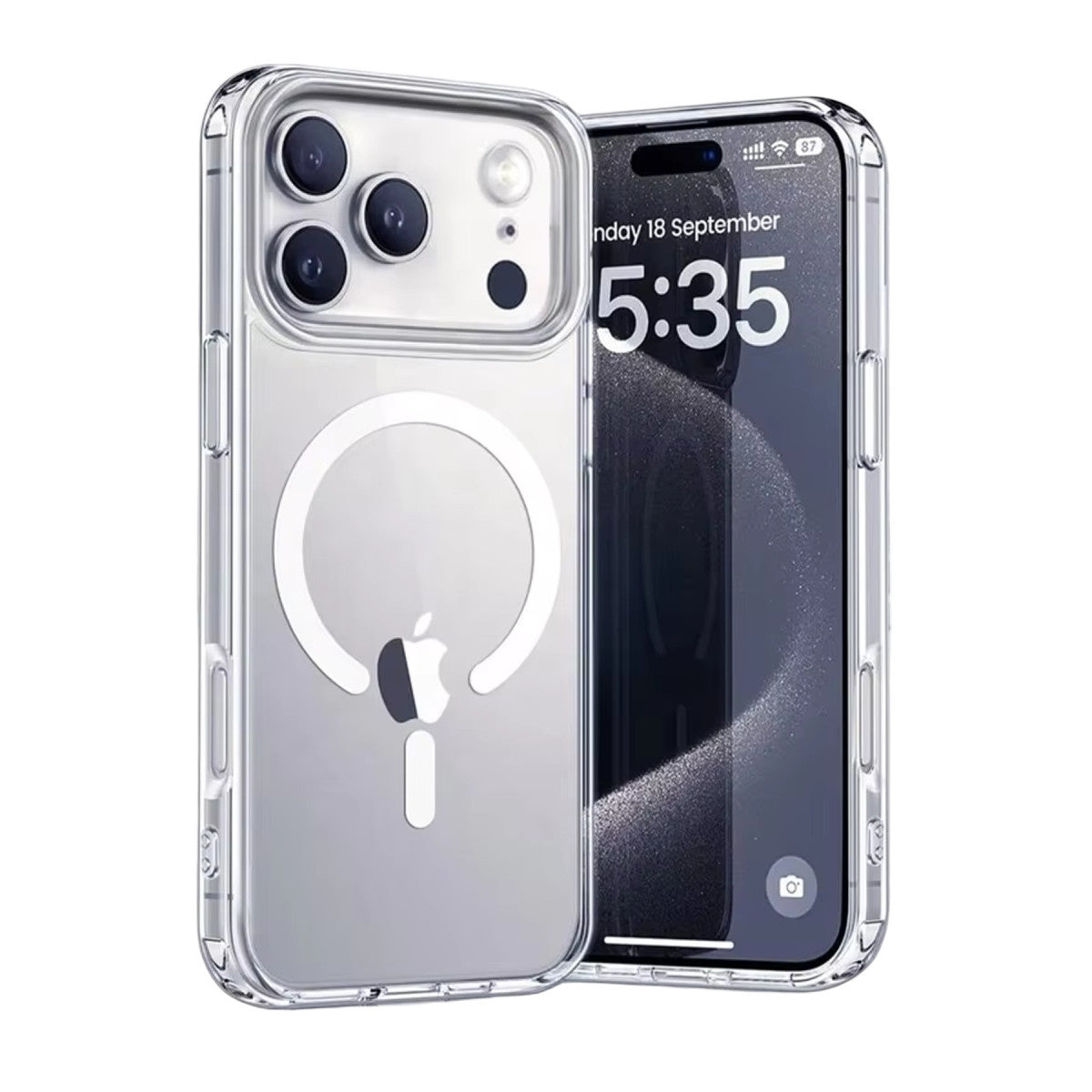 Yesido Apple iPhone 17 Pro PC03 Ace Şeffaf Magsafe Kapak