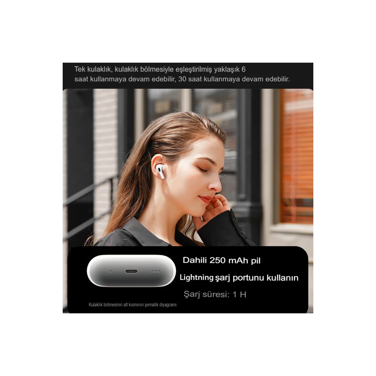 Yesido JB23 BT 5.3 TWS Kablosuz Airpods Kulaklık - Beyaz