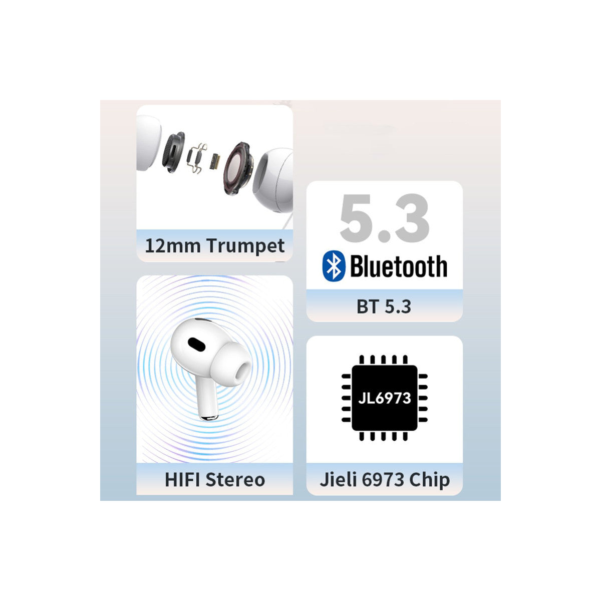Yesido JB23 BT 5.3 TWS Kablosuz Airpods Kulaklık