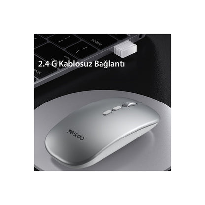 Yesido KB15 2.4G Ergonomik Kablosuz Mouse
