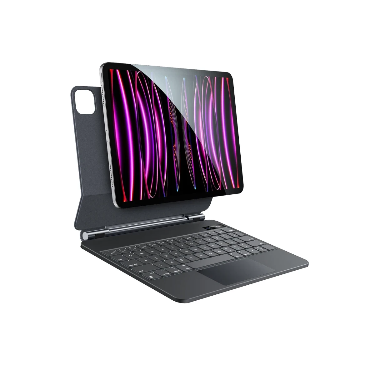 Yesido Apple KB26 iPad Pro 12.9 (2022) Tecno Klavyeli Tablet Kılıfı - Siyah