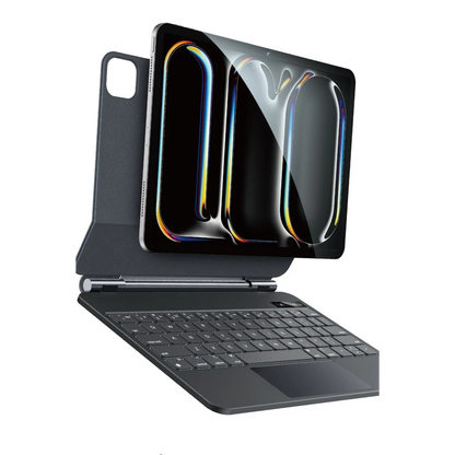 Yesido Apple KB30 iPad Pro 11 (2024) Tecno Klavyeli Tablet Kılıfı - Siyah