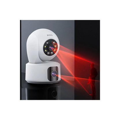 Yesido KM16 1080P 4MP Wifi 360 Gece Görüş Dual Kamera - Beyaz