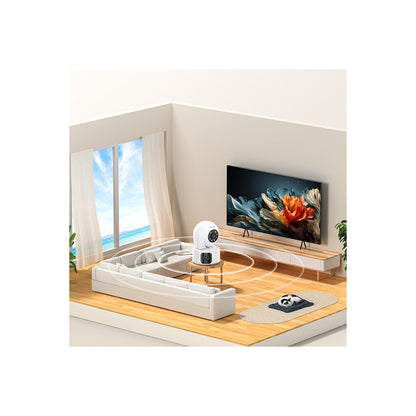 Yesido KM16 1080P 4MP Wifi 360 Gece Görüş Dual Kamera