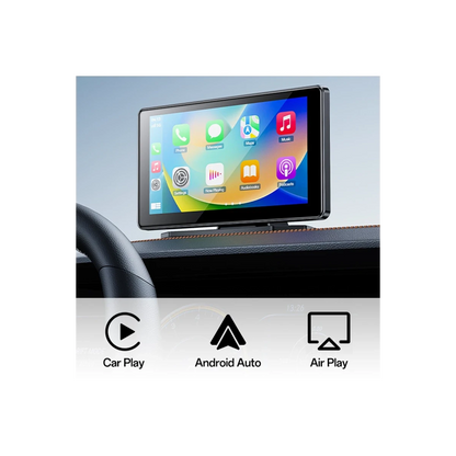 Yesido KM17 7inç BT 5.0 Wifi FM Aux AirPlay ve Android Auto Destekli CarPlay - Siyah