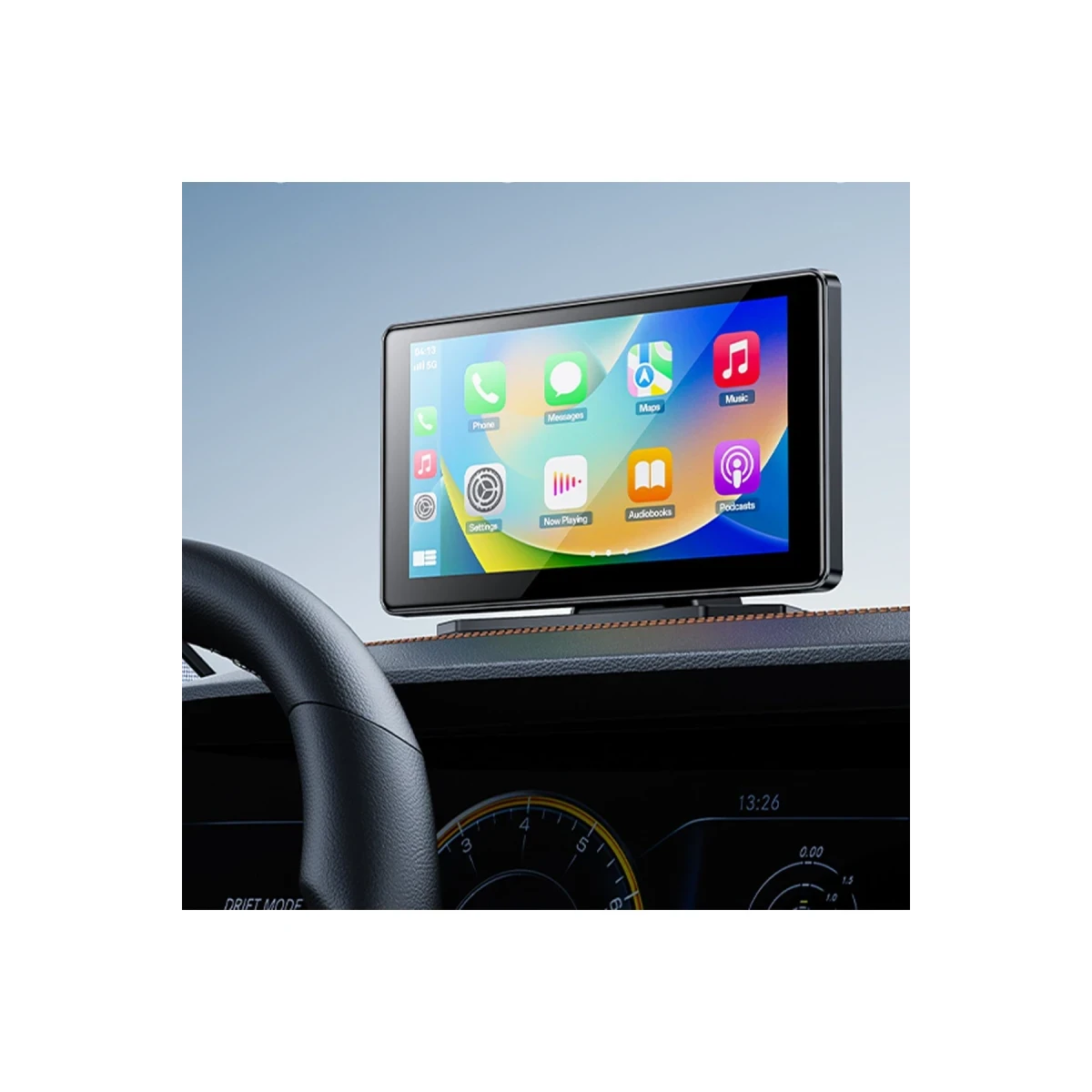 Yesido KM17 7inç BT 5.0 Wifi FM Aux AirPlay ve Android Auto Destekli CarPlay - Siyah