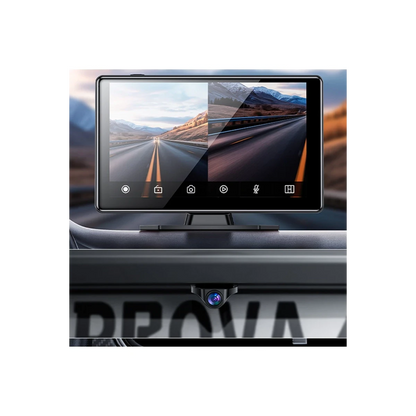 Yesido KM18 9inç BT 5.2 Wifi FM Aux AirPlay ve Android Auto Destekli Ekstra Ön ve Arka Kameralı CarPlay - Siyah
