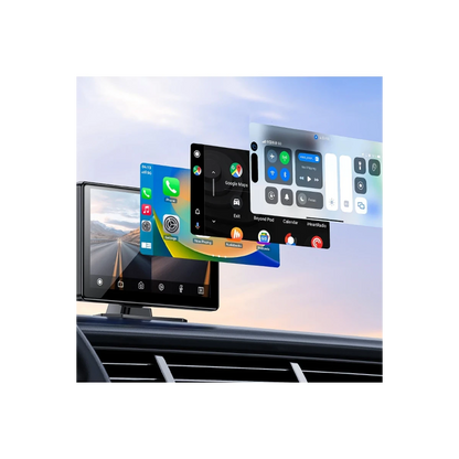 Yesido KM18 9inç BT 5.2 Wifi FM Aux AirPlay ve Android Auto Destekli Ekstra Ön ve Arka Kameralı CarPlay - Siyah