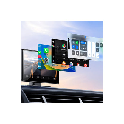 Yesido KM18 9inç BT 5.2 Wifi FM Aux AirPlay ve Android Auto Destekli Ekstra Ön ve Arka Kameralı CarPlay