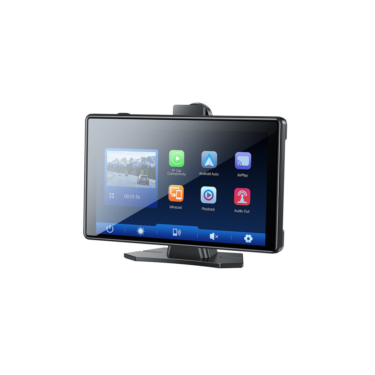 Yesido KM18 9inç BT 5.2 Wifi FM Aux AirPlay ve Android Auto Destekli Ekstra Ön ve Arka Kameralı CarPlay