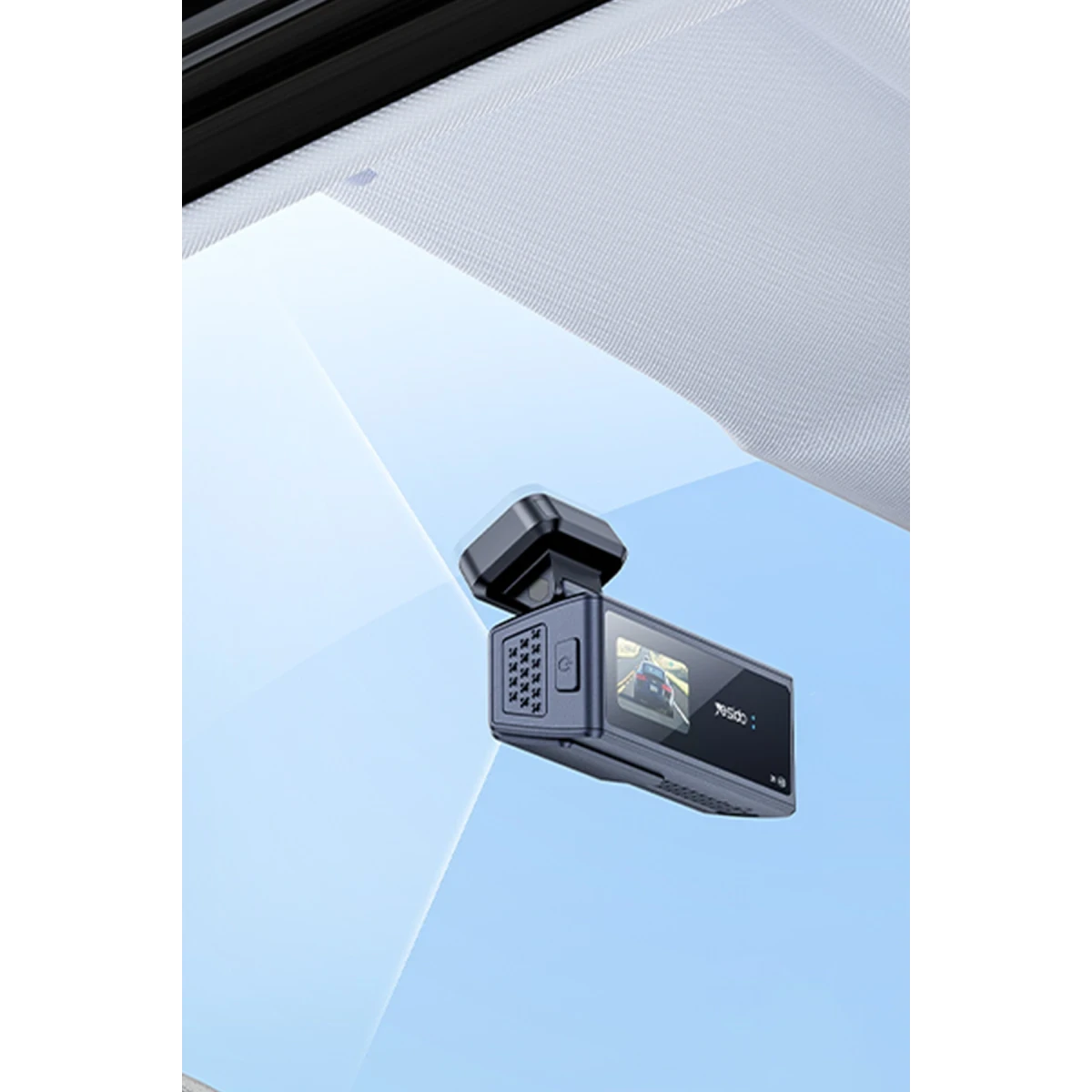 Yesido KM22 1080 Full HD Çift Kameralı Sony Sensörlü Gece Görüşlü G-Sensor Destekli Araç İçi Kayıt Cihazı – Siyah