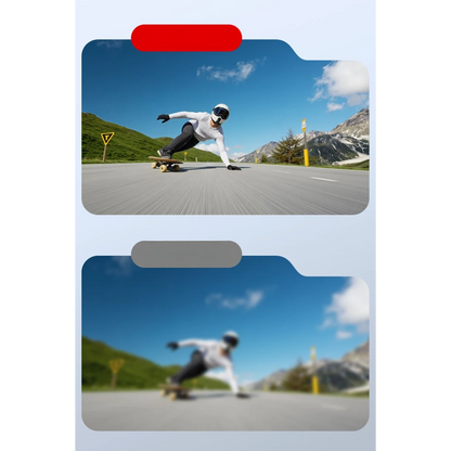 Yesido KM25 1.3inch Ekranlı 180 Derece Dönebilen 1080P Vücut Kamerası - Siyah
