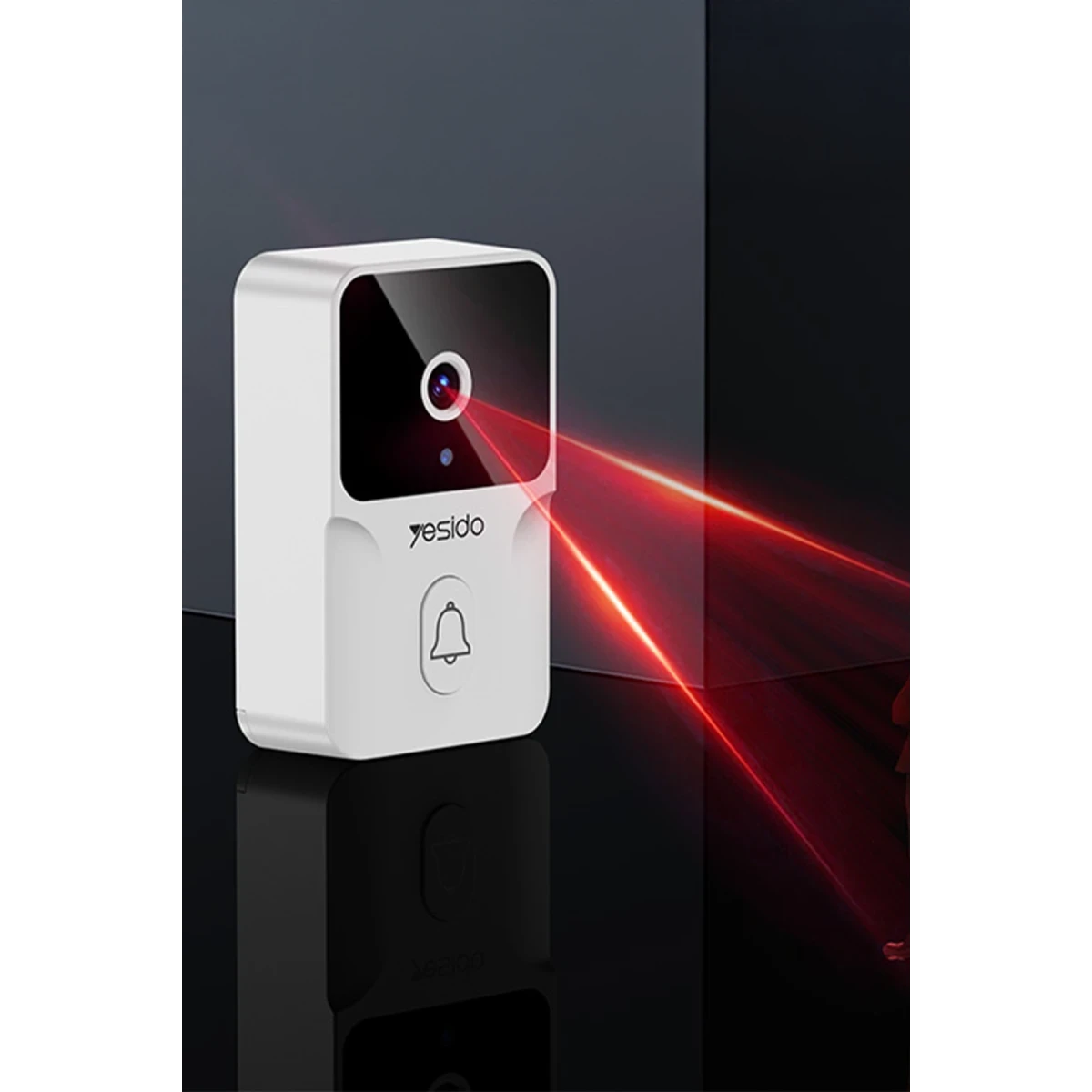 Yesido KM27 Gece Görüş Özellikli Akıllı Görüntülü Wireless Diyafon - Beyaz