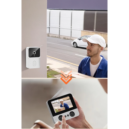 Yesido KM27 Gece Görüş Özellikli Akıllı Görüntülü Wireless Diyafon - Beyaz