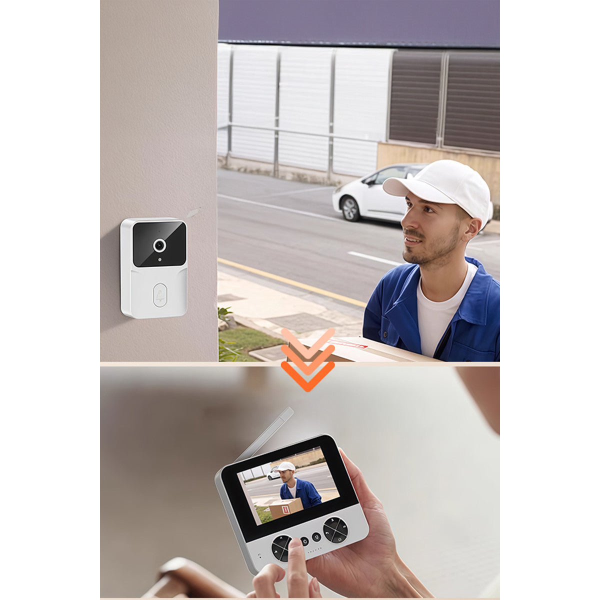 Yesido KM27 Gece Görüş Özellikli Akıllı Görüntülü Wireless Diyafon