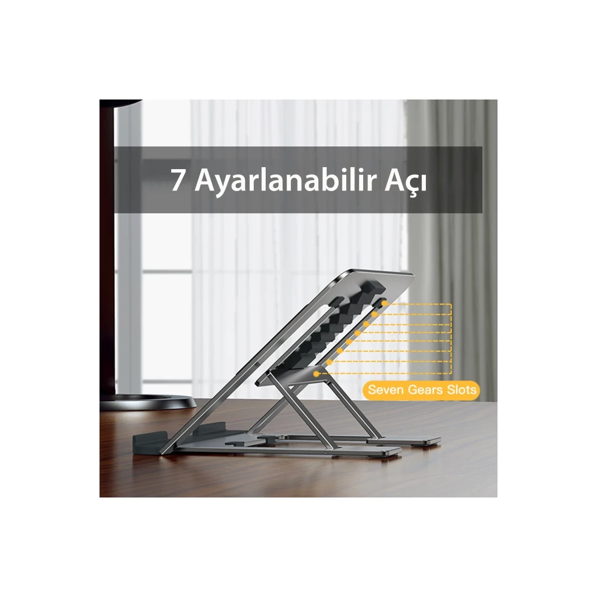 Yesido LP02 Ayarlanabilir Laptop Standı - Gümüş