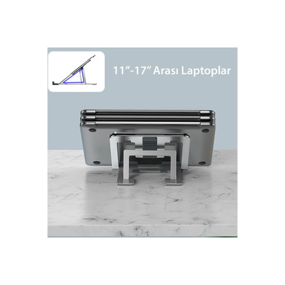 Yesido LP02 Ayarlanabilir Laptop Standı - Gümüş