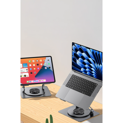 Yesido LP08 360 Derece Ayarlanabilir Masaüstü Laptop Standı - Gri